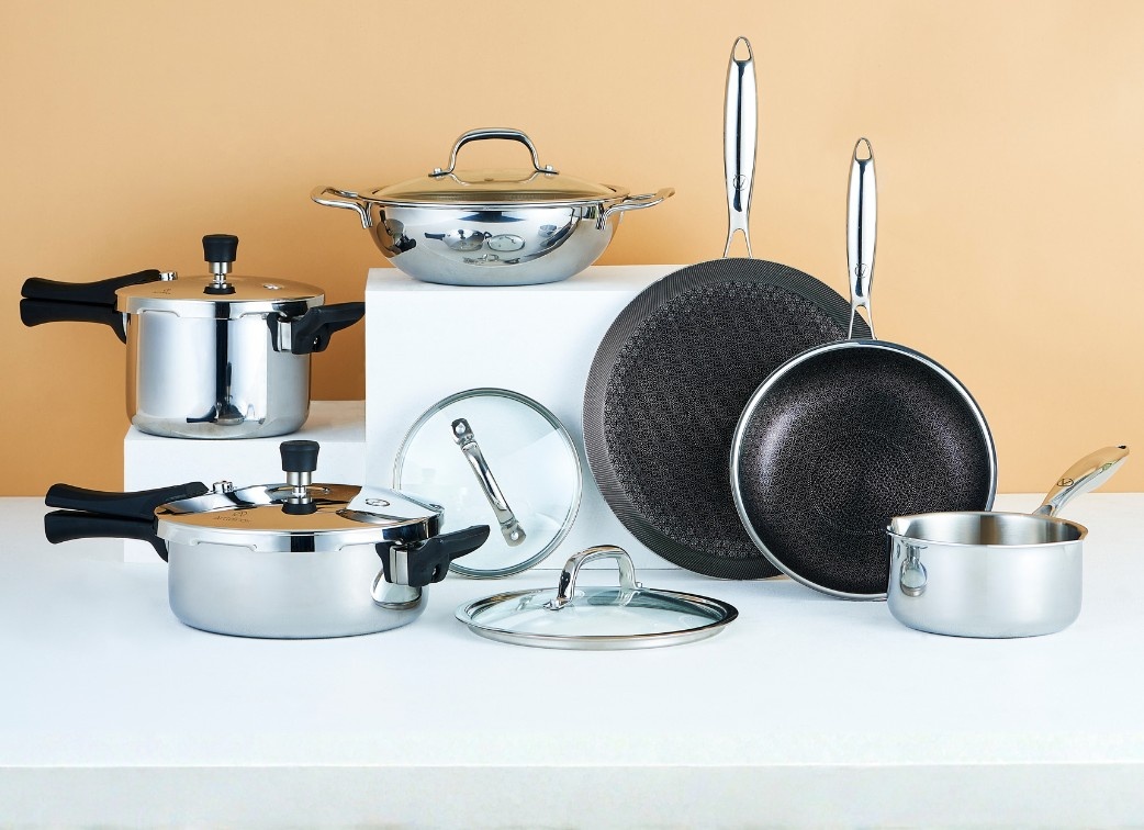 triply stainless steel cookware