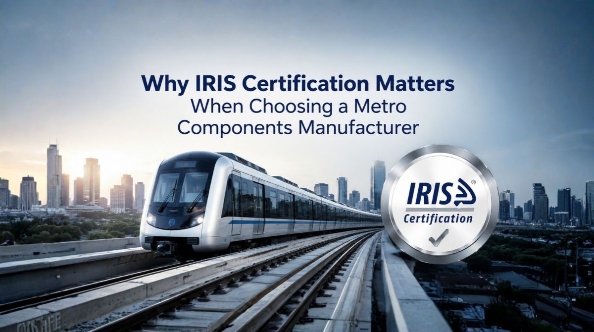 IRIS Certification Matters for metro components manufacturer