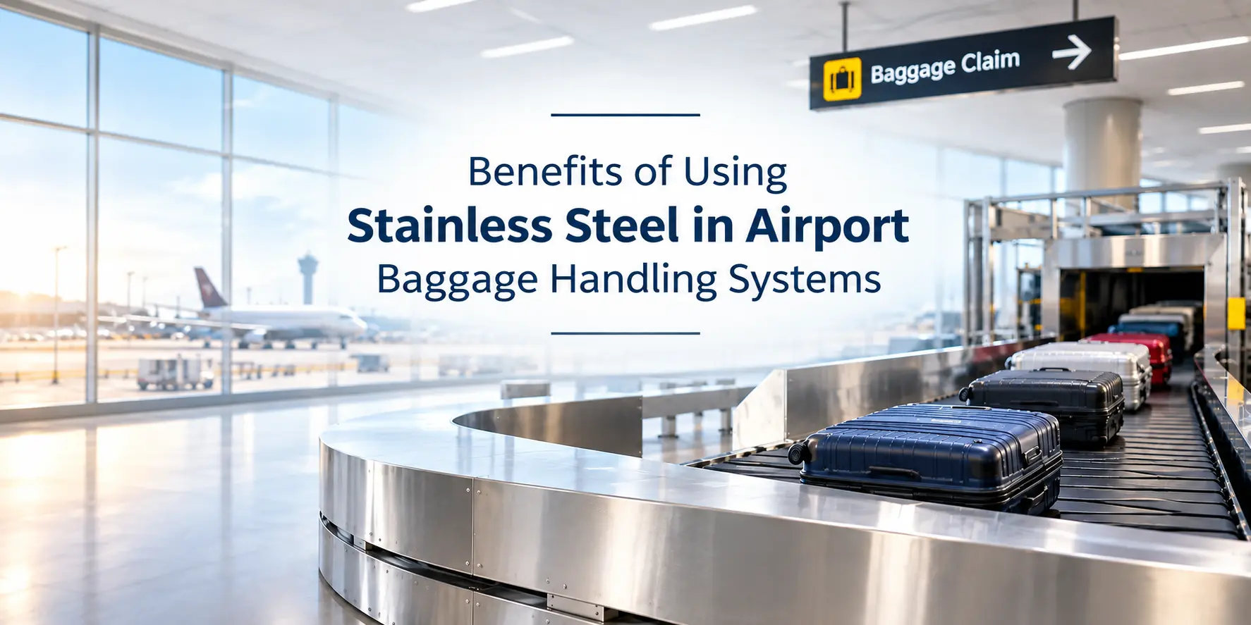 Benefits of Using Stainless Steel in Airport Baggage Handling Systems