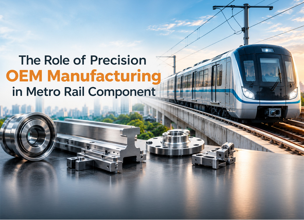 Role of precision OEM manufacturing for metro rail components